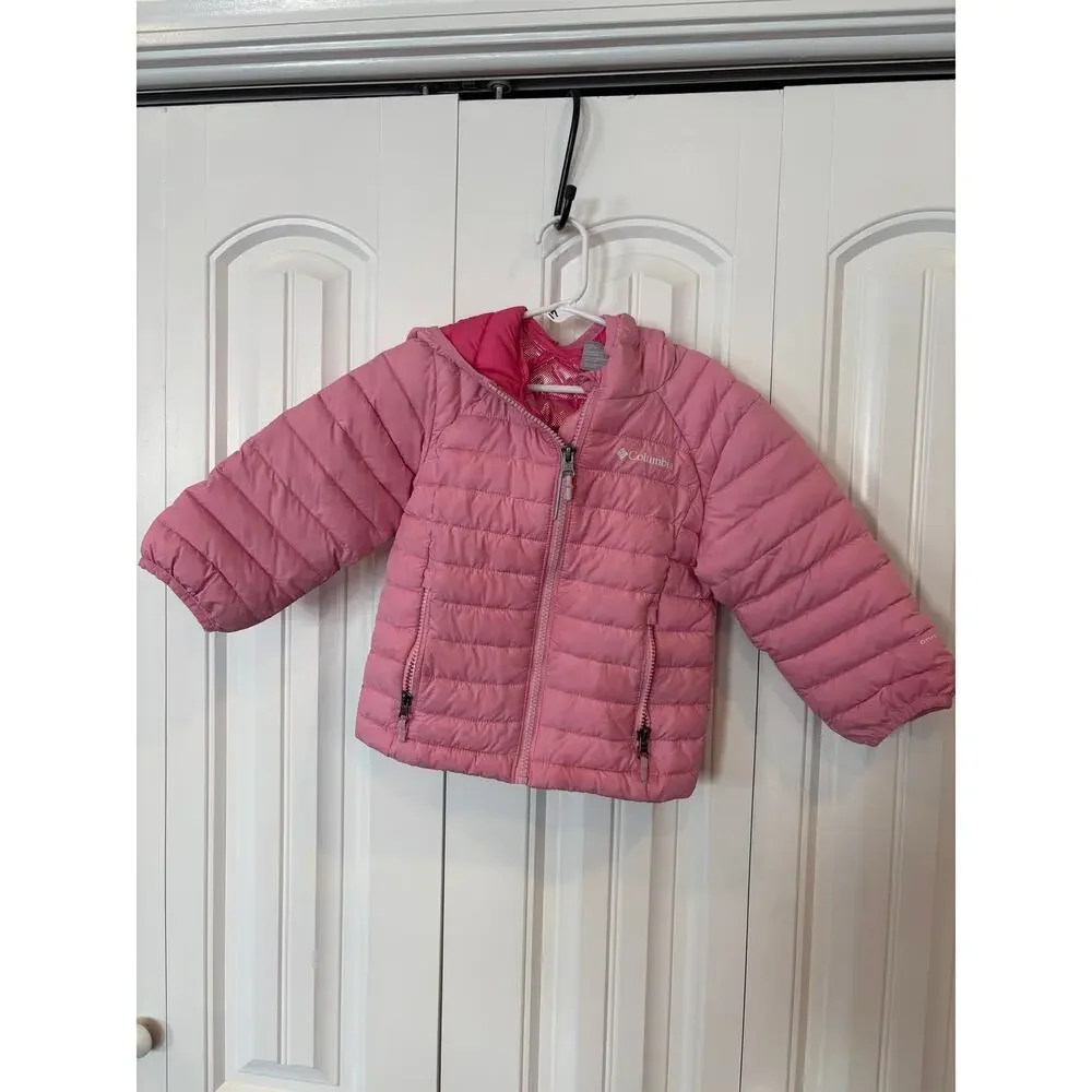Columbia Pink Puffer Jacket Size‎ 3T